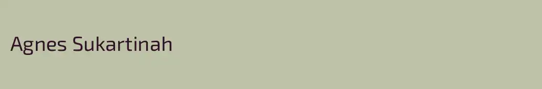 Agnes Sukartinah